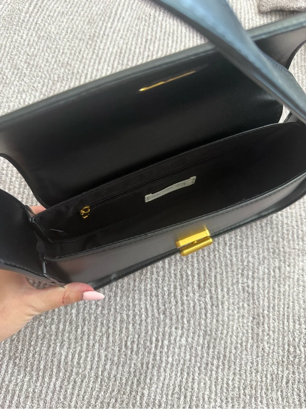 Rachel Zoe black shoulder bag